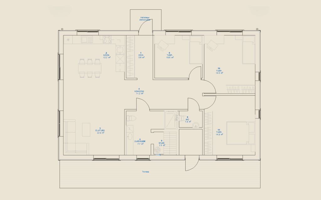 Kvaliteetsed eramud ilma moodullahendusteta. Must karp, valge karp või võtmed kätte majad 85 kuni 185 m². Tutvu projektide ja hinnakirjaga.