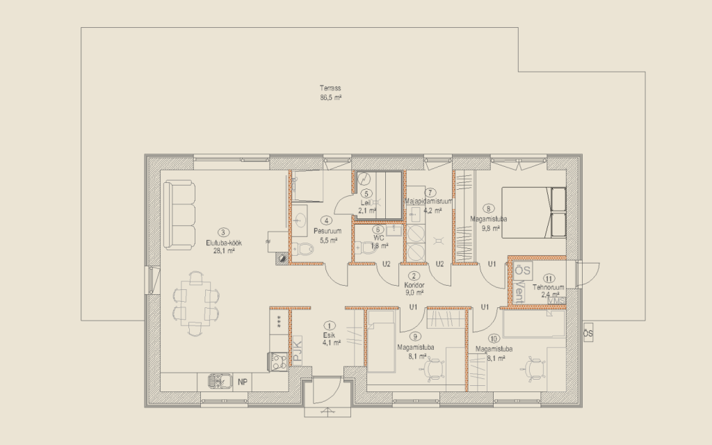 Kvaliteetsed eramud ilma moodullahendusteta. Must karp, valge karp või võtmed kätte majad 85 kuni 185 m². Tutvu projektide ja hinnakirjaga.