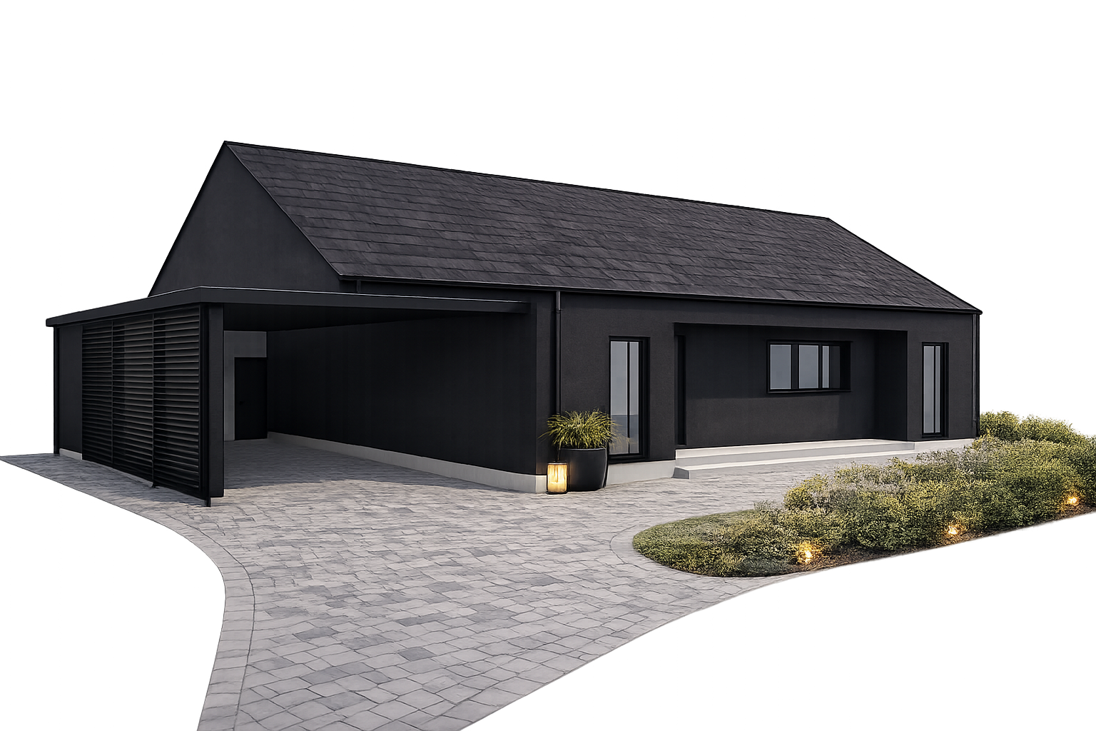 Must karp, valge karp, võtmed kätte maja